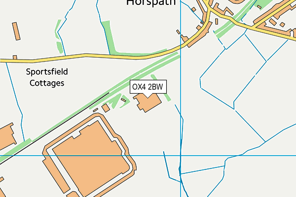 OX4 2BW map - OS VectorMap District (Ordnance Survey) OX4 2BW map - OS VectorMap District (Ordnance Survey)