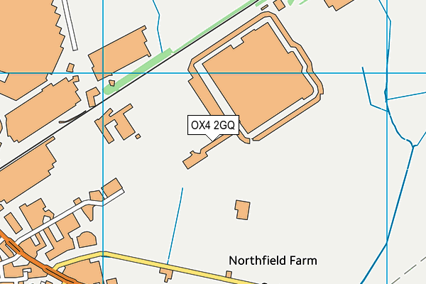 OX4 2GQ map - OS VectorMap District (Ordnance Survey) OX4 2GQ map - OS VectorMap District (Ordnance Survey)