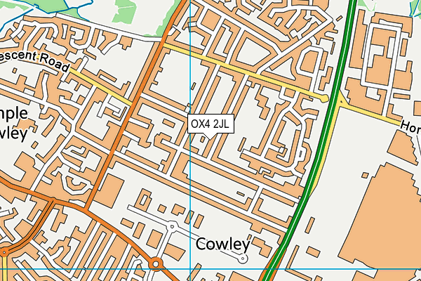 OX4 2JL map - OS VectorMap District (Ordnance Survey) OX4 2JL map - OS VectorMap District (Ordnance Survey)