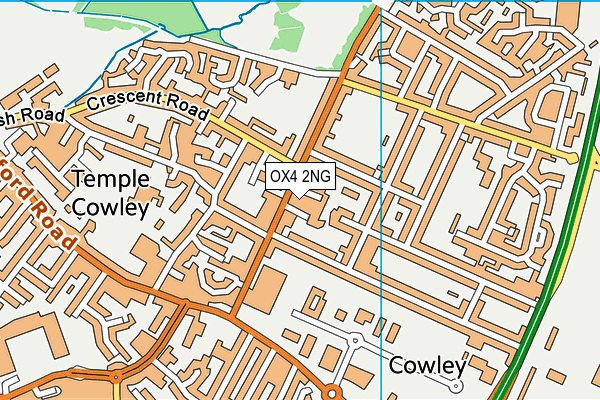 OX4 2NG map - OS VectorMap District (Ordnance Survey) OX4 2NG map - OS VectorMap District (Ordnance Survey)