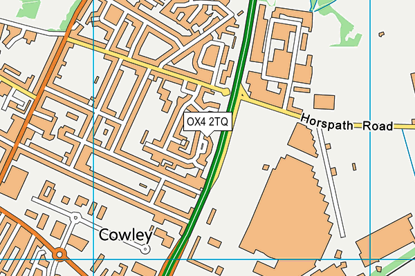 OX4 2TQ map - OS VectorMap District (Ordnance Survey) OX4 2TQ map - OS VectorMap District (Ordnance Survey)