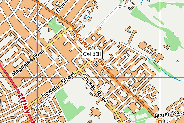 OX4 3BH map - OS VectorMap District (Ordnance Survey) OX4 3BH map - OS VectorMap District (Ordnance Survey)