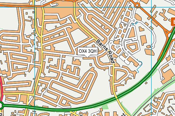 OX4 3QH map - OS VectorMap District (Ordnance Survey) OX4 3QH map - OS VectorMap District (Ordnance Survey)