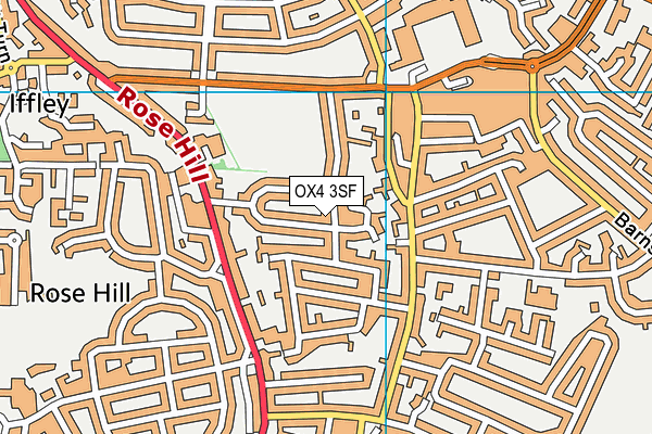 OX4 3SF map - OS VectorMap District (Ordnance Survey) OX4 3SF map - OS VectorMap District (Ordnance Survey)