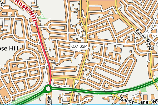 OX4 3SP map - OS VectorMap District (Ordnance Survey) OX4 3SP map - OS VectorMap District (Ordnance Survey)