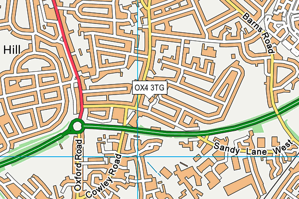 OX4 3TG map - OS VectorMap District (Ordnance Survey) OX4 3TG map - OS VectorMap District (Ordnance Survey)