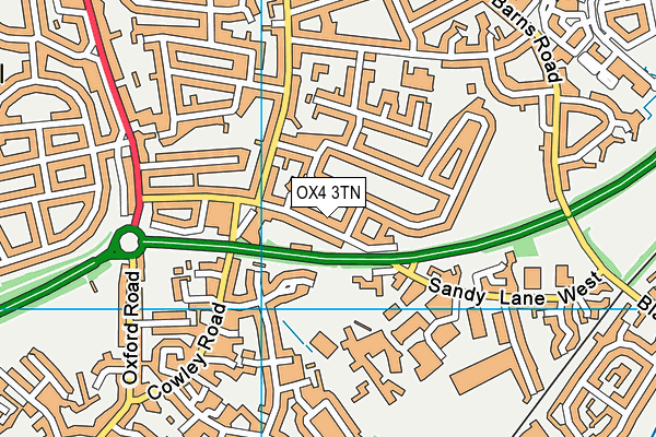 OX4 3TN map - OS VectorMap District (Ordnance Survey) OX4 3TN map - OS VectorMap District (Ordnance Survey)