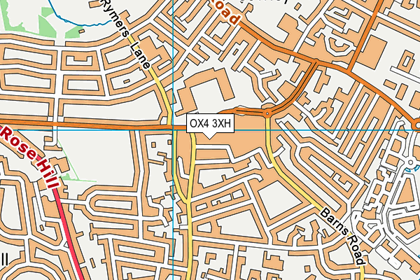 OX4 3XH map - OS VectorMap District (Ordnance Survey) OX4 3XH map - OS VectorMap District (Ordnance Survey)