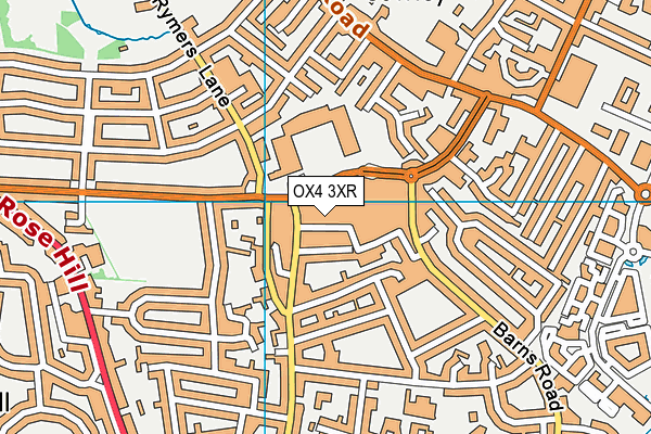 OX4 3XR map - OS VectorMap District (Ordnance Survey) OX4 3XR map - OS VectorMap District (Ordnance Survey)