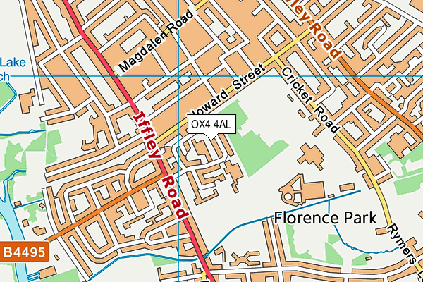 OX4 4AL map - OS VectorMap District (Ordnance Survey) OX4 4AL map - OS VectorMap District (Ordnance Survey)