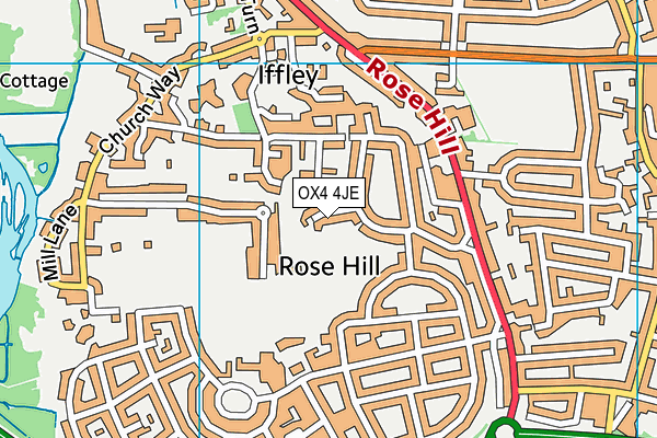 OX4 4JE map - OS VectorMap District (Ordnance Survey) OX4 4JE map - OS VectorMap District (Ordnance Survey)