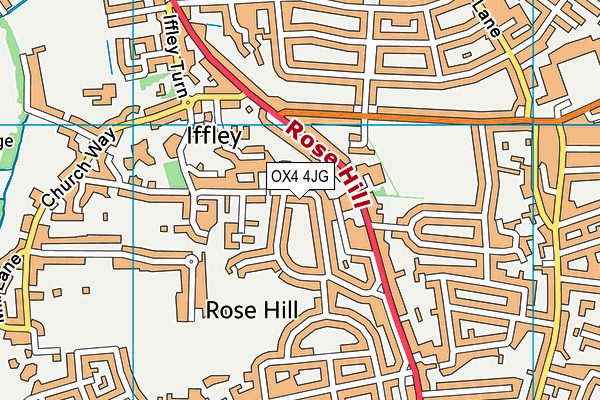 OX4 4JG map - OS VectorMap District (Ordnance Survey) OX4 4JG map - OS VectorMap District (Ordnance Survey)