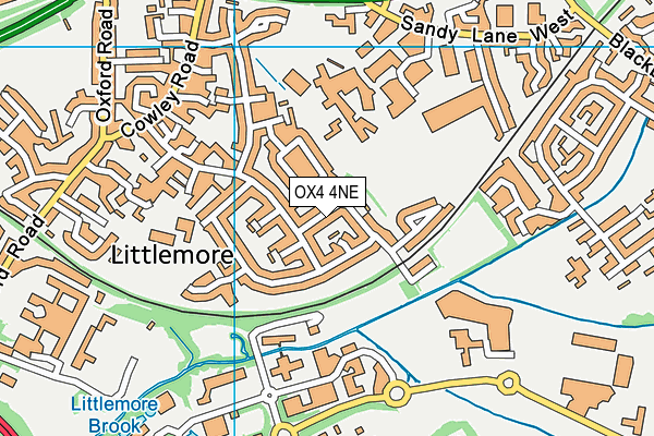 OX4 4NE map - OS VectorMap District (Ordnance Survey) OX4 4NE map - OS VectorMap District (Ordnance Survey)