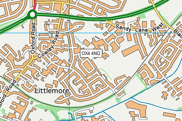 OX4 4NQ map - OS VectorMap District (Ordnance Survey) OX4 4NQ map - OS VectorMap District (Ordnance Survey)