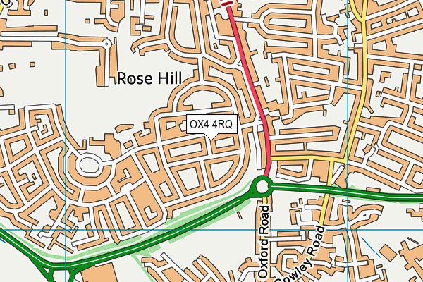 OX4 4RQ map - OS VectorMap District (Ordnance Survey) OX4 4RQ map - OS VectorMap District (Ordnance Survey)