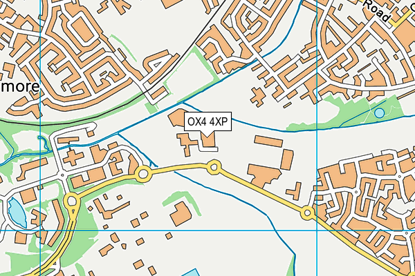 OX4 4XP map - OS VectorMap District (Ordnance Survey) OX4 4XP map - OS VectorMap District (Ordnance Survey)