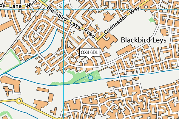 OX4 6DL map - OS VectorMap District (Ordnance Survey) OX4 6DL map - OS VectorMap District (Ordnance Survey)