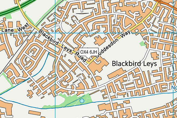 OX4 6JH map - OS VectorMap District (Ordnance Survey) OX4 6JH map - OS VectorMap District (Ordnance Survey)