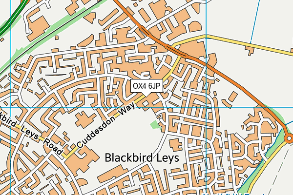 OX4 6JP map - OS VectorMap District (Ordnance Survey) OX4 6JP map - OS VectorMap District (Ordnance Survey)