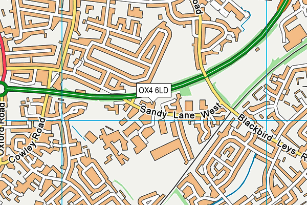 OX4 6LD map - OS VectorMap District (Ordnance Survey) OX4 6LD map - OS VectorMap District (Ordnance Survey)