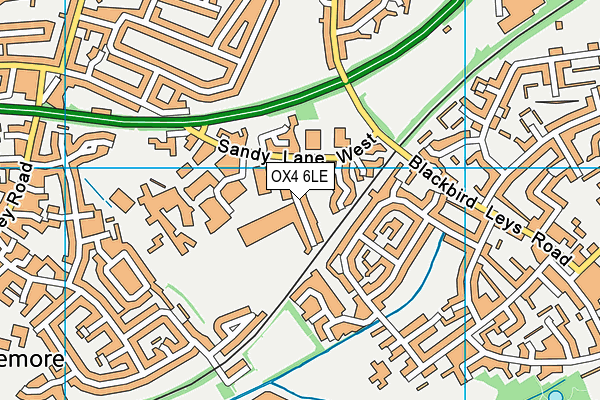 OX4 6LE map - OS VectorMap District (Ordnance Survey) OX4 6LE map - OS VectorMap District (Ordnance Survey)