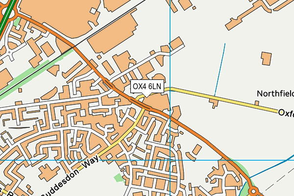 OX4 6LN map - OS VectorMap District (Ordnance Survey) OX4 6LN map - OS VectorMap District (Ordnance Survey)