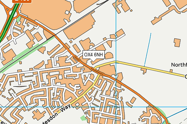 OX4 6NH map - OS VectorMap District (Ordnance Survey) OX4 6NH map - OS VectorMap District (Ordnance Survey)