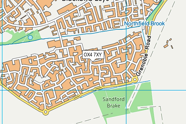 OX4 7XY map - OS VectorMap District (Ordnance Survey) OX4 7XY map - OS VectorMap District (Ordnance Survey)