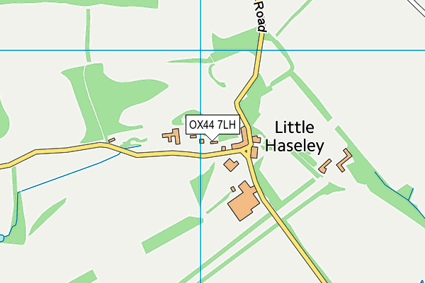 OX44 7LH map - OS VectorMap District (Ordnance Survey) OX44 7LH map - OS VectorMap District (Ordnance Survey)