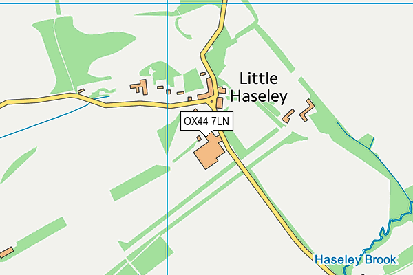 OX44 7LN map - OS VectorMap District (Ordnance Survey) OX44 7LN map - OS VectorMap District (Ordnance Survey)