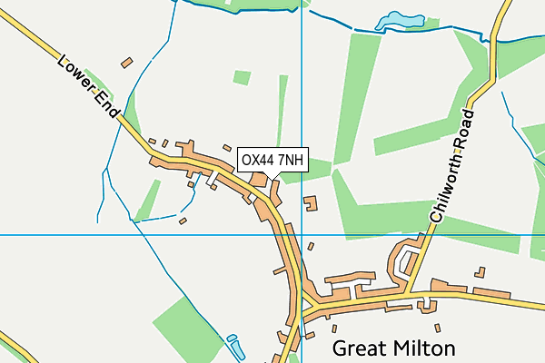 OX44 7NH map - OS VectorMap District (Ordnance Survey) OX44 7NH map - OS VectorMap District (Ordnance Survey)