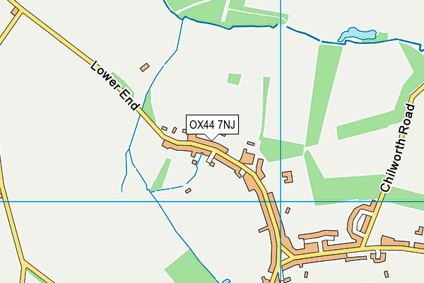 OX44 7NJ map - OS VectorMap District (Ordnance Survey) OX44 7NJ map - OS VectorMap District (Ordnance Survey)