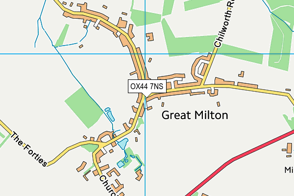 OX44 7NS map - OS VectorMap District (Ordnance Survey) OX44 7NS map - OS VectorMap District (Ordnance Survey)