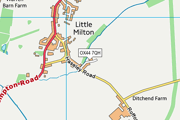 OX44 7QH map - OS VectorMap District (Ordnance Survey) OX44 7QH map - OS VectorMap District (Ordnance Survey)