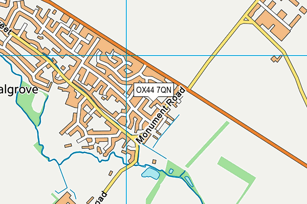 OX44 7QN map - OS VectorMap District (Ordnance Survey) OX44 7QN map - OS VectorMap District (Ordnance Survey)