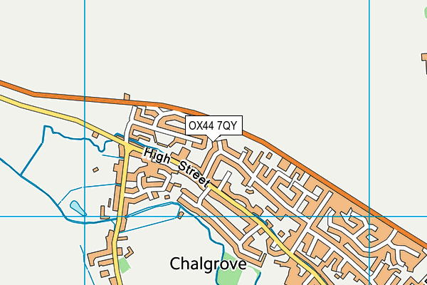 OX44 7QY map - OS VectorMap District (Ordnance Survey) OX44 7QY map - OS VectorMap District (Ordnance Survey)