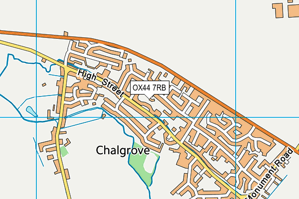 OX44 7RB map - OS VectorMap District (Ordnance Survey) OX44 7RB map - OS VectorMap District (Ordnance Survey)