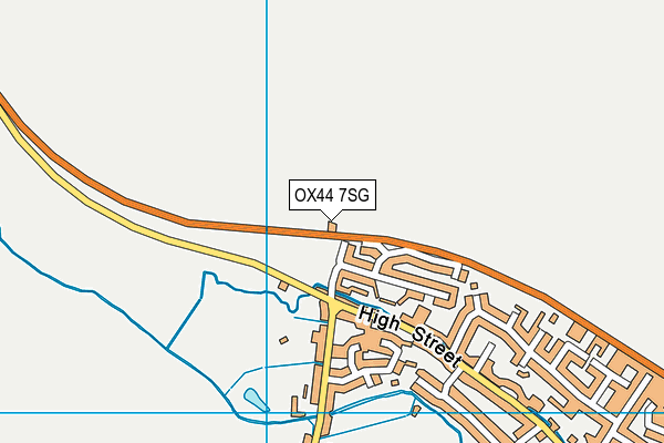 OX44 7SG map - OS VectorMap District (Ordnance Survey) OX44 7SG map - OS VectorMap District (Ordnance Survey)