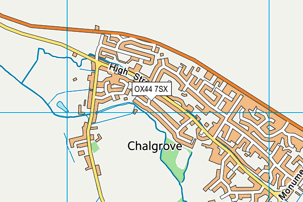 OX44 7SX map - OS VectorMap District (Ordnance Survey)