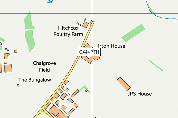 OX44 7TH map - OS VectorMap District (Ordnance Survey) OX44 7TH map - OS VectorMap District (Ordnance Survey)