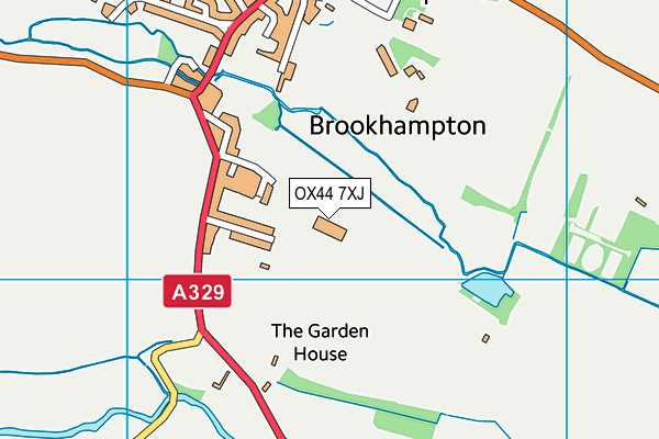 OX44 7XJ map - OS VectorMap District (Ordnance Survey) OX44 7XJ map - OS VectorMap District (Ordnance Survey)