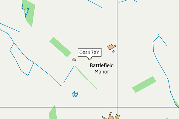 OX44 7XY map - OS VectorMap District (Ordnance Survey) OX44 7XY map - OS VectorMap District (Ordnance Survey)