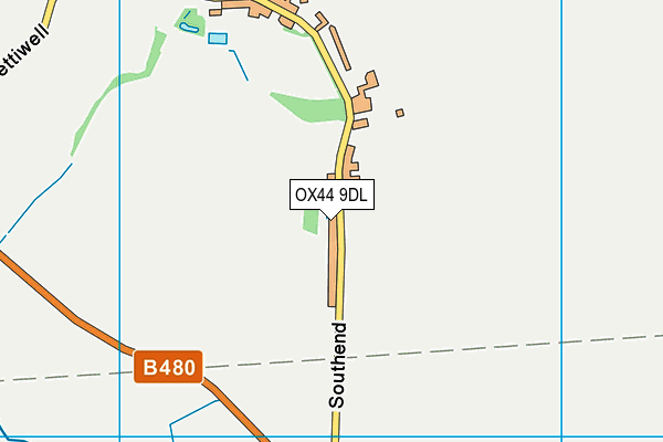 OX44 9DL map - OS VectorMap District (Ordnance Survey) OX44 9DL map - OS VectorMap District (Ordnance Survey)