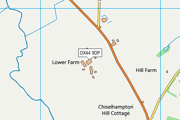 OX44 9DP map - OS VectorMap District (Ordnance Survey) OX44 9DP map - OS VectorMap District (Ordnance Survey)