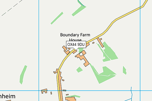OX44 9DU map - OS VectorMap District (Ordnance Survey) OX44 9DU map - OS VectorMap District (Ordnance Survey)