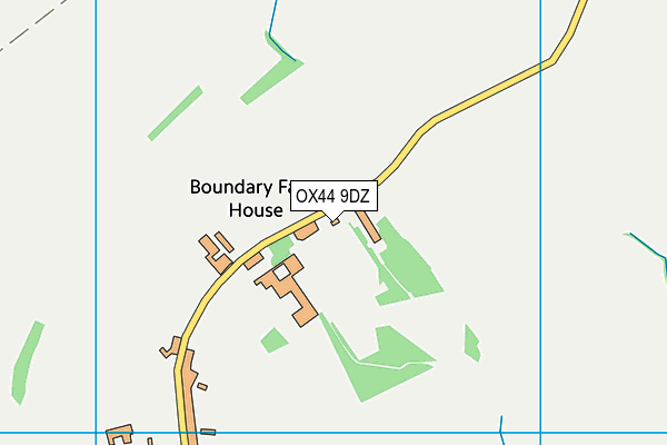 OX44 9DZ map - OS VectorMap District (Ordnance Survey) OX44 9DZ map - OS VectorMap District (Ordnance Survey)