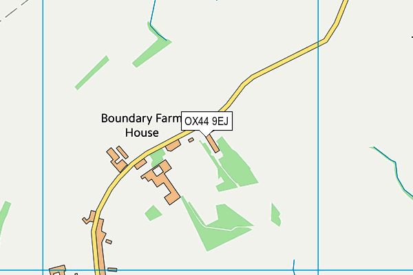 OX44 9EJ map - OS VectorMap District (Ordnance Survey) OX44 9EJ map - OS VectorMap District (Ordnance Survey)
