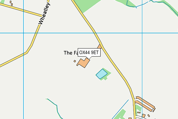 OX44 9ET map - OS VectorMap District (Ordnance Survey) OX44 9ET map - OS VectorMap District (Ordnance Survey)