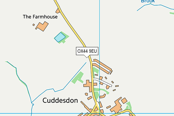 OX44 9EU map - OS VectorMap District (Ordnance Survey) OX44 9EU map - OS VectorMap District (Ordnance Survey)
