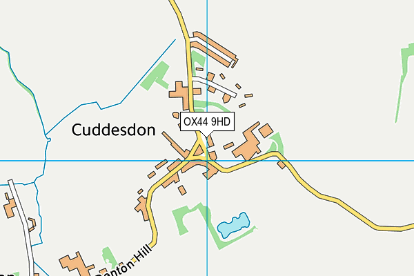 OX44 9HD map - OS VectorMap District (Ordnance Survey) OX44 9HD map - OS VectorMap District (Ordnance Survey)
